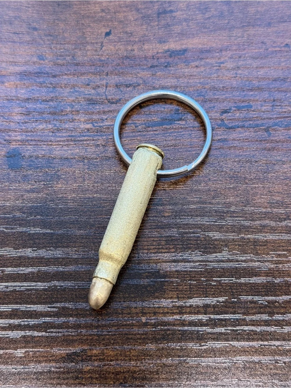 Brass Bullet Casing Keychain